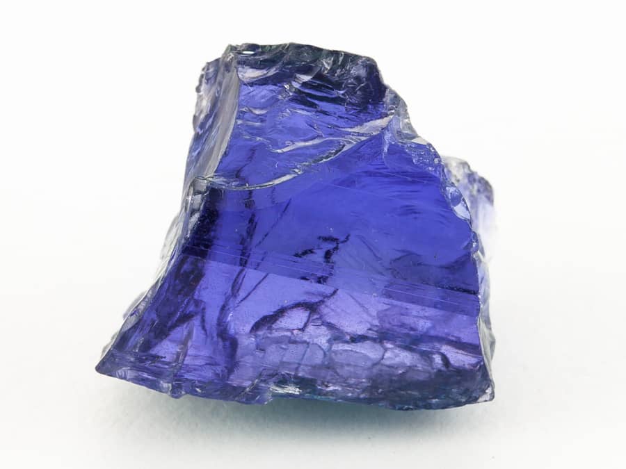 Tanzanite rough stone
